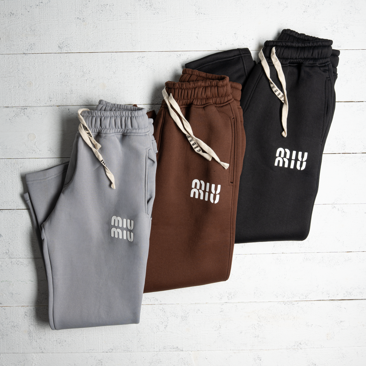 MIU Cotton Sweatpants