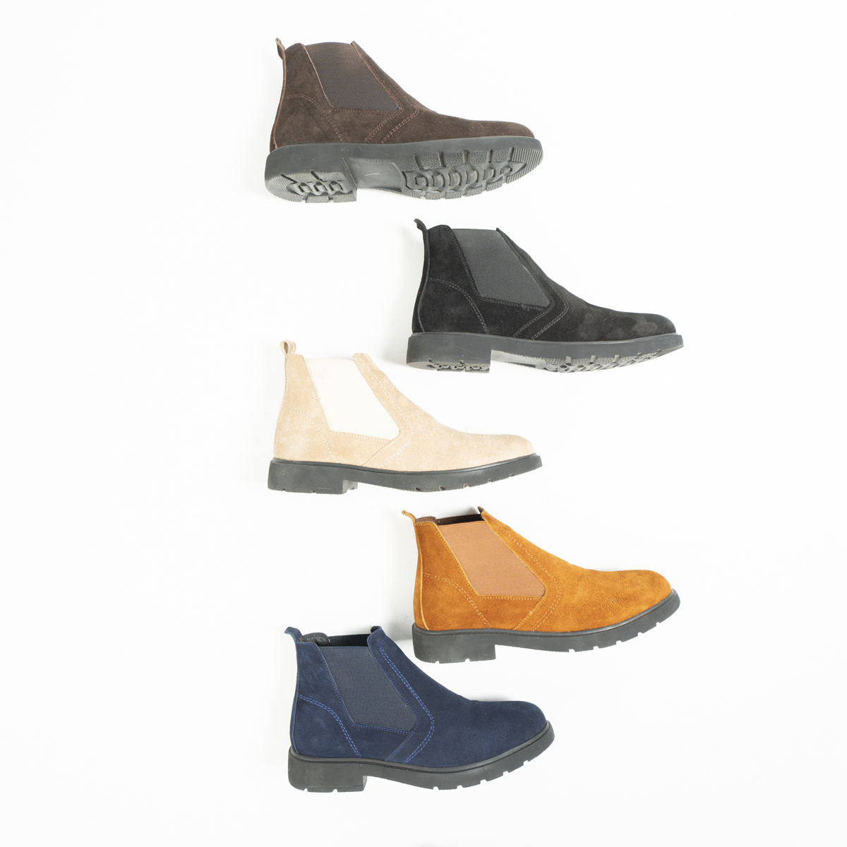 Chamois Suede Half Boots - H8