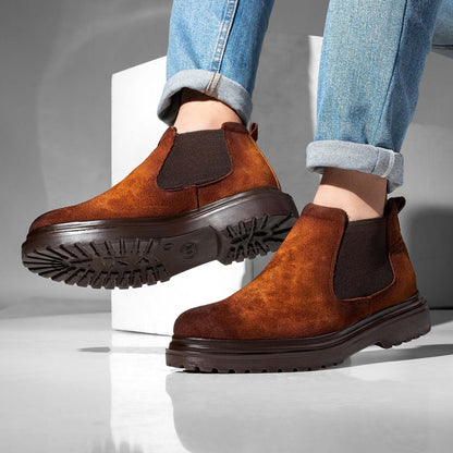 Chamois Suede Half Boots – M18