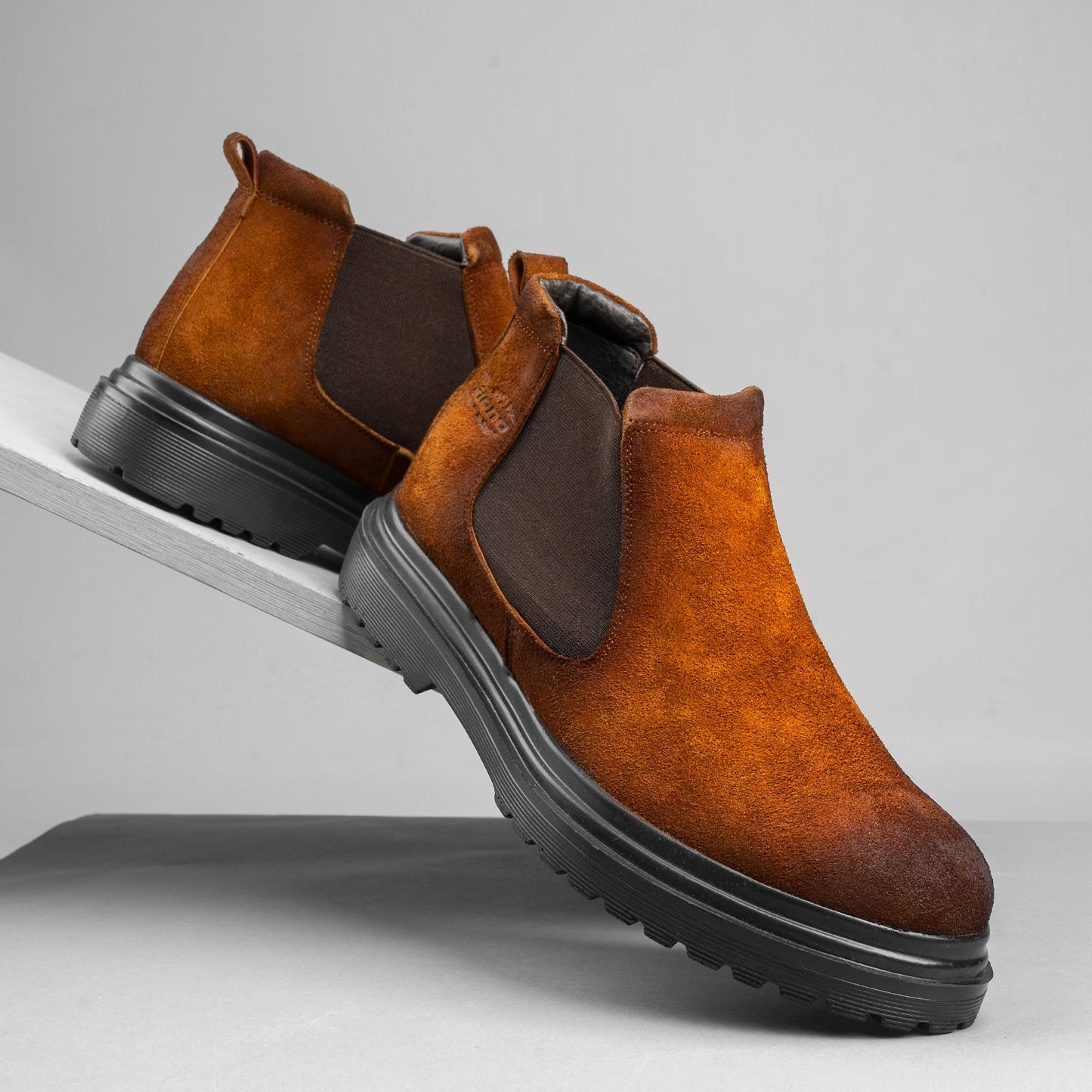 Chamois Suede Half Boots – M18