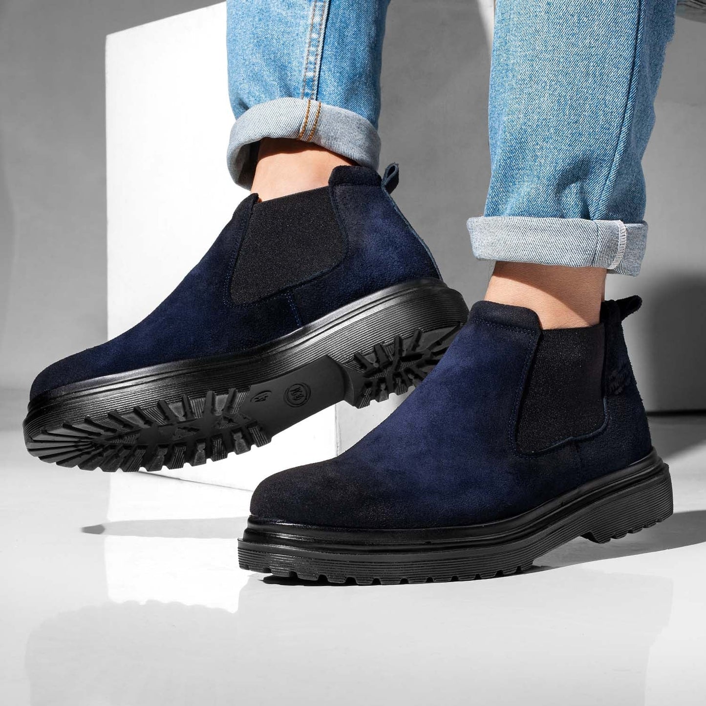 Chamois Suede Half Boots – M18