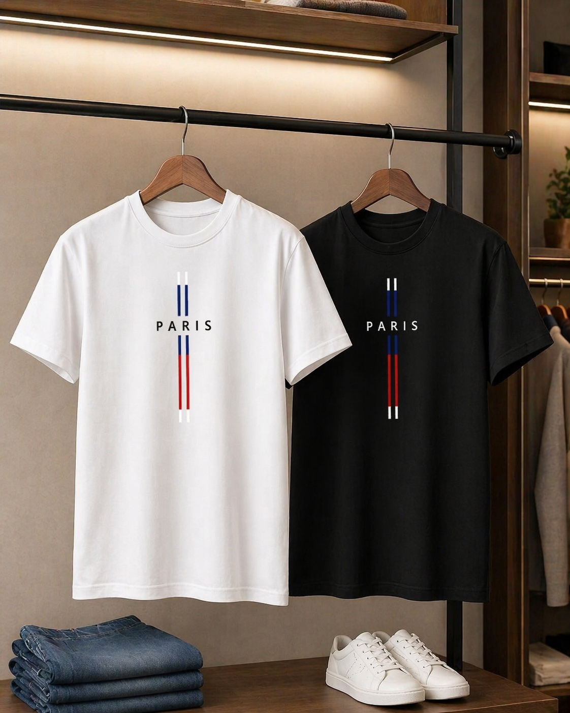 PARIS Interlock Tee