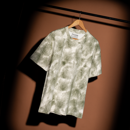 Interlock Pattern Tee – Round Neck