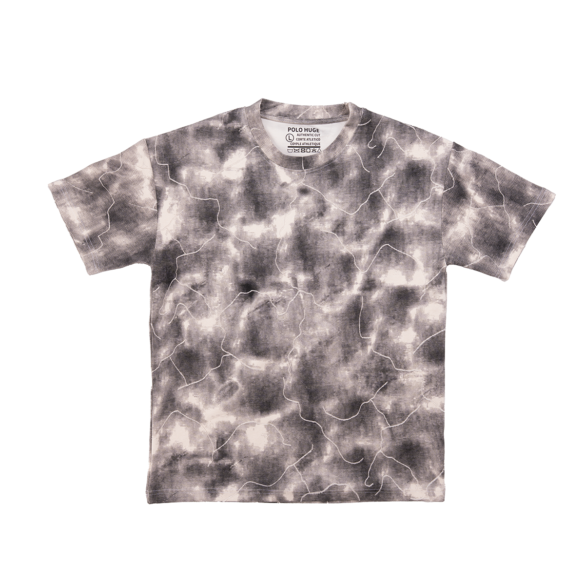 Interlock Pattern Tee – Round Neck