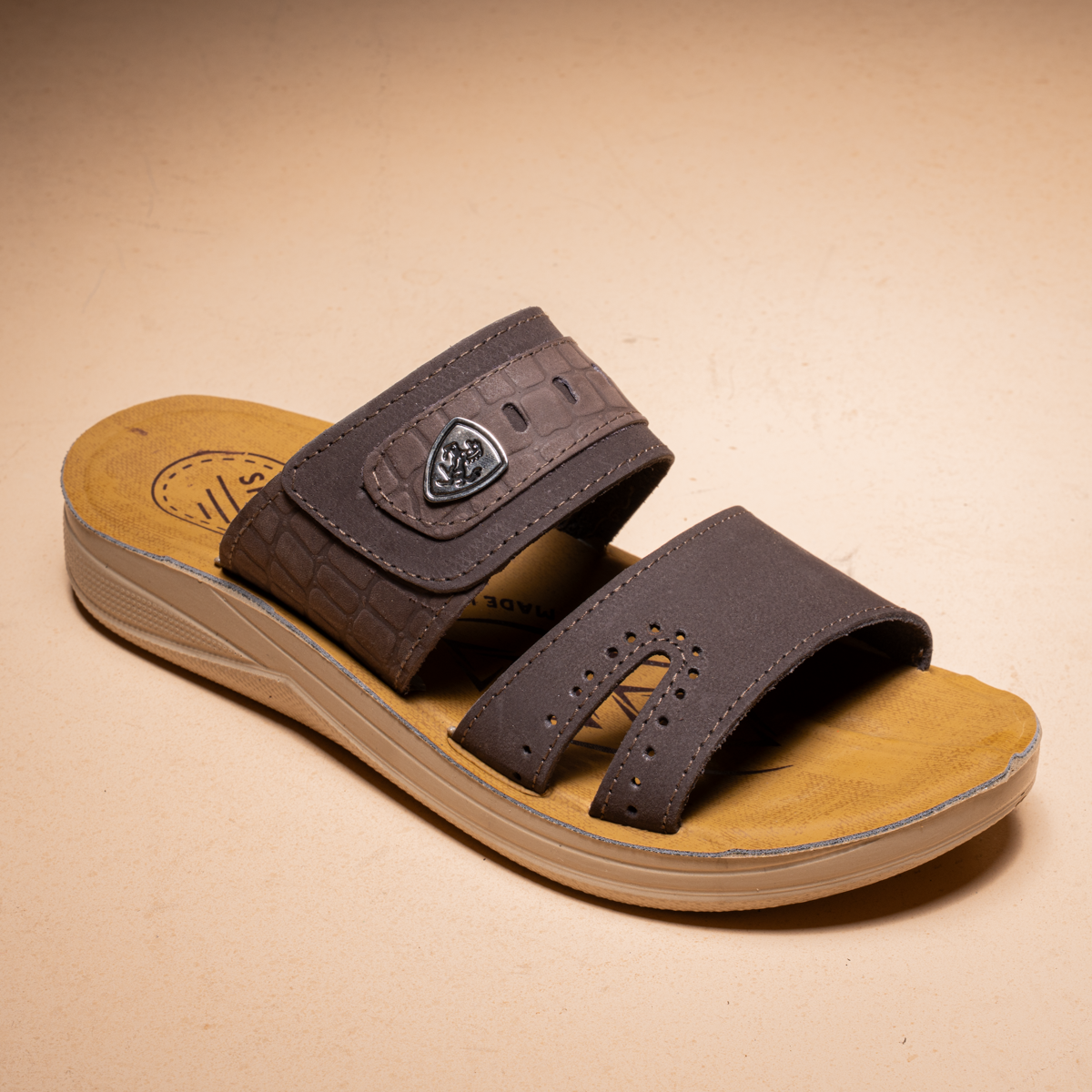 Wide Stripe Slipper