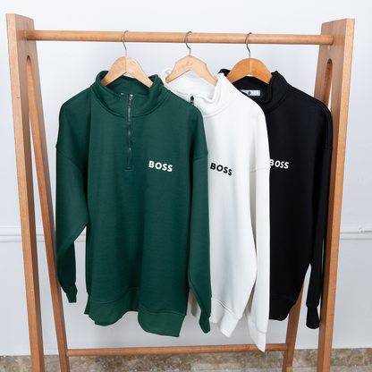 BOSS Quarter Zipper