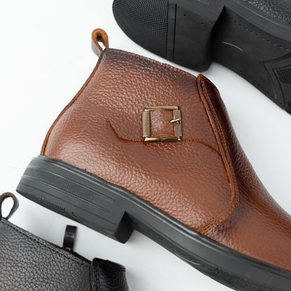 Chamois Suede Half Boots - H5