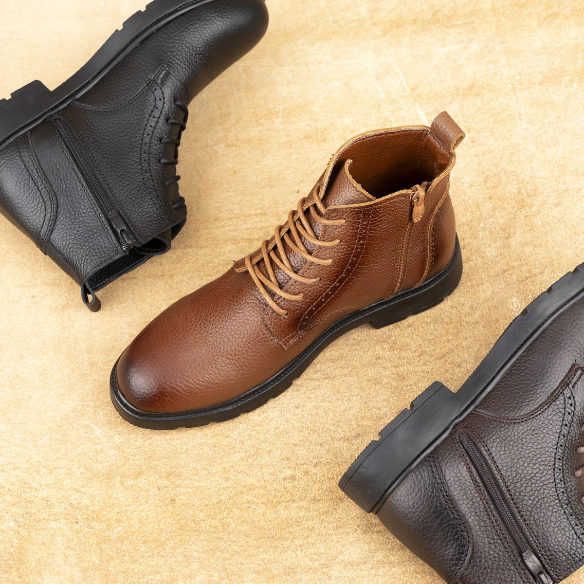 H9 Premium Suede Half Boots