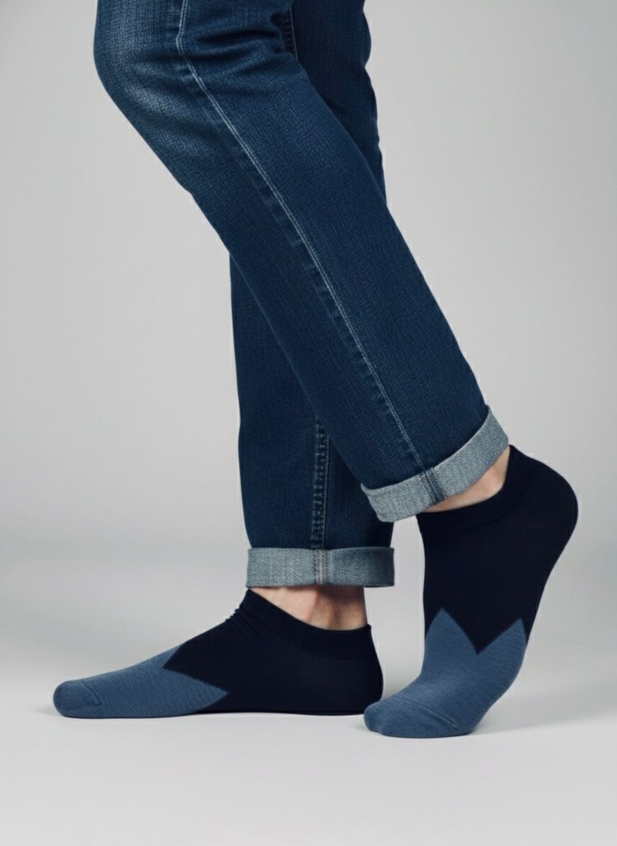 Triple H Men’s Half Terry Socks – V-Style